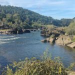 Praia fluvial do Río Miño en Pontevedra